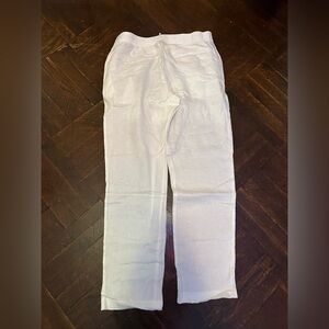 White Linen H&M pants